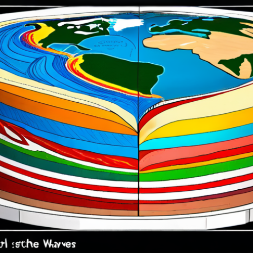 Home 9 Seismic Waves Through Earth**
"A cross-section of the Earth showing P and S waves propagating through different layers, labeled mantle, core, inner core. Use vibrant colors to distinguish the layers and wave types. The Earth is depicted in a learning environment, appropriate for educational purposes. fully clothed figures of students are looking at the diagram. Safe for work, appropriate content, fully clothed, professional diagram, perfect anatomy, natural proportions, family-friendly educational illustration."
**