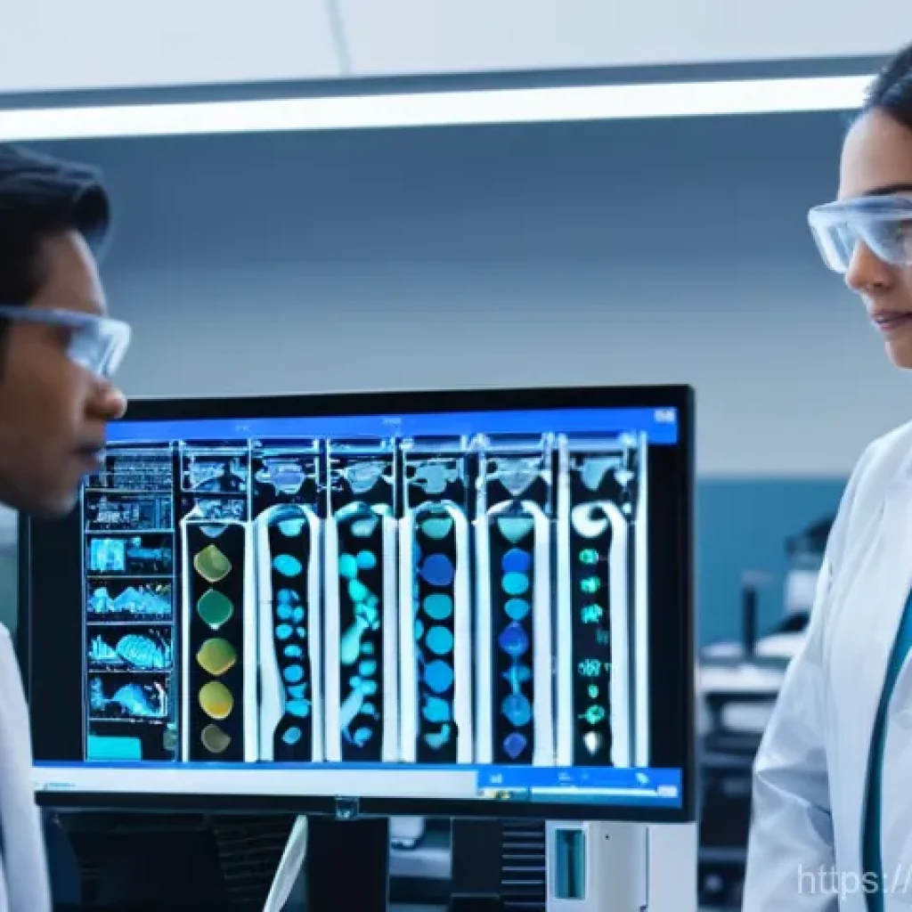 크리스퍼 유전자 가위 원리 - **Prompt 1: CRISPR in Human Medicine - Hope and Healing**
    A bright and modern medical research l...