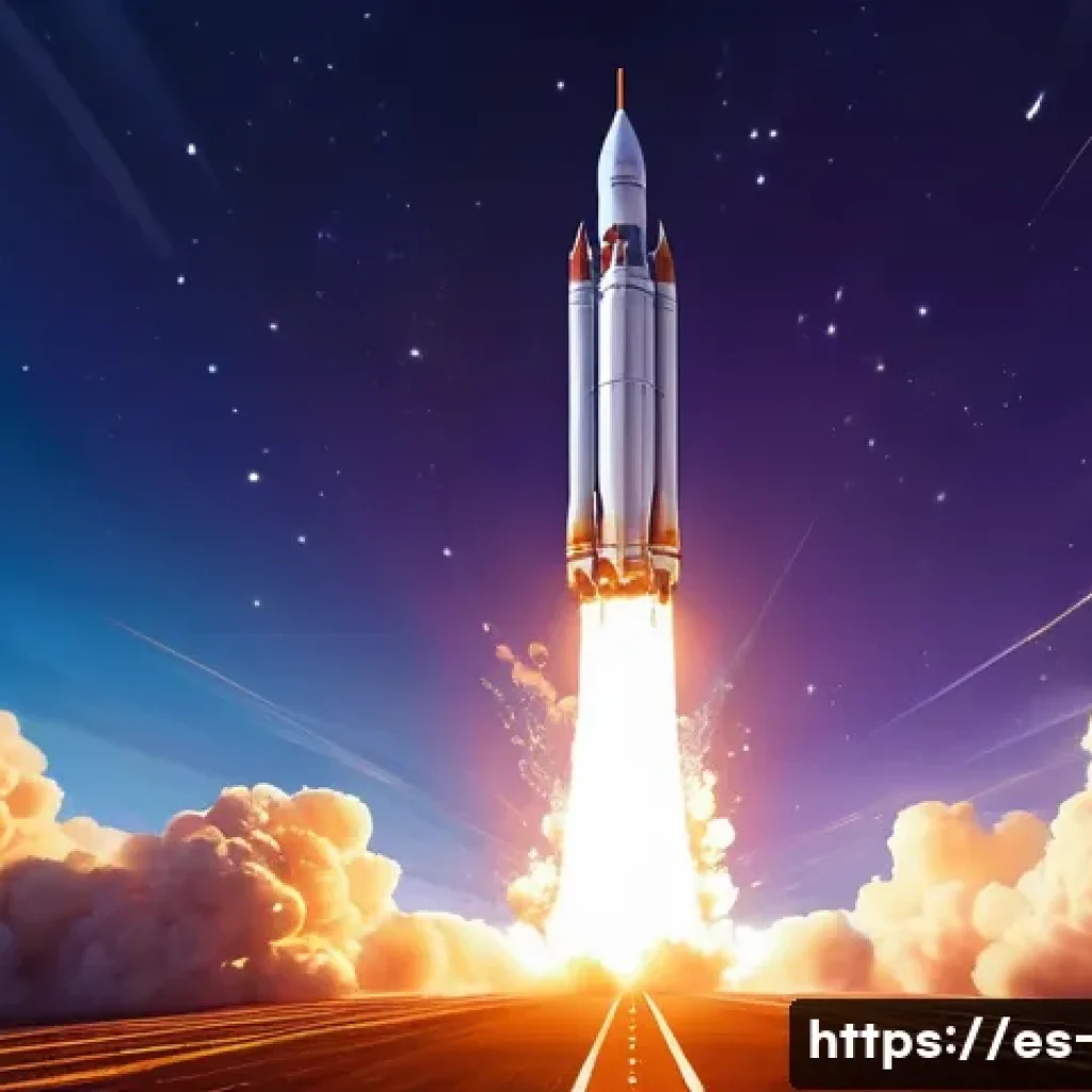 로켓 추진 원리와 연료 효율 - **Prompt 1: The Ascent of Fire and Steel**
    "A powerful, multi-stage rocket majestically launchin...
